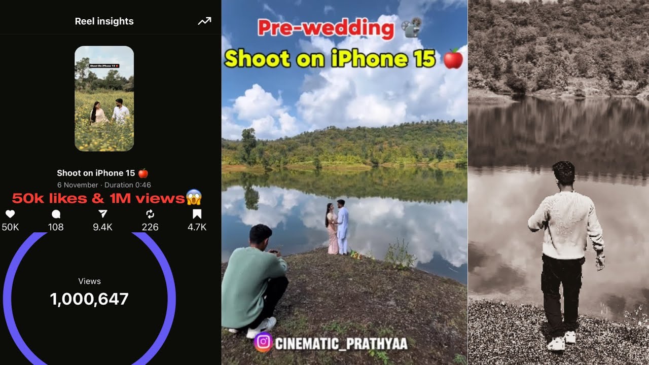 BTS of Pre Wedding Shoot on iPhone 15 🍎📽️ | Cinematic Shoot | Couple Shoot Behind The Scenes | ​