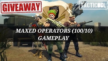 Tacticool: EPIC GAMES - MAXED OPERATORS (100/10) OWEN / SYNDROME / CHARON GAMEPLAY + GOLD GIVEAWAY