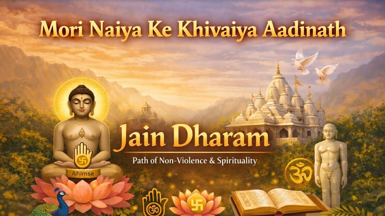 Mori Naiya Ke Khivaiya Aadinath- मोरी नैया के खिवैया आदिनाथ || Singer Ahinsa Jain || New Jain Bhajan