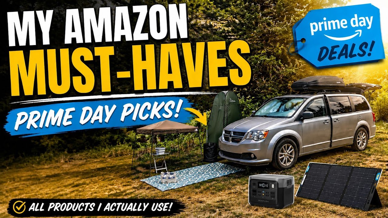 Minivan Camping & Van Life Gear from Amazon | Prime Day Products for Travel