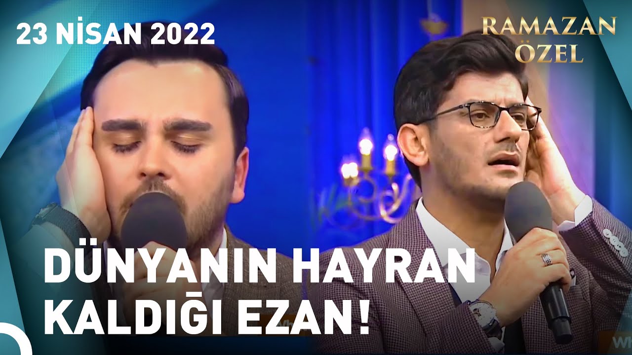 Dünya Ezan 1. ve 2.sinden Muhteşem Çifte Ezan | Prof. Dr. Mustafa Karataş ile Sahur Vakti