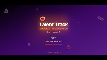 Talent Track - Kiroween Hackathon - Resurrection
