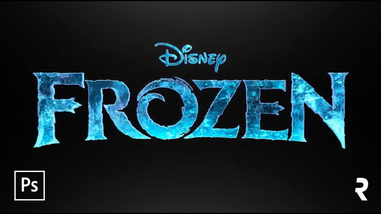 Tutorial Photoshop: Efeito de Texto "Frozen" (Disney's Movie) - YouTube