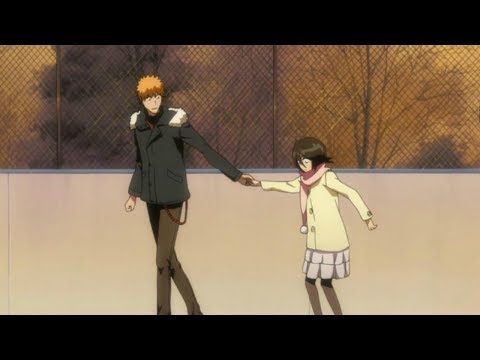Ichigo And Rukia Ice Skating