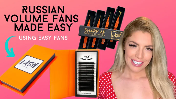 HOW TO MAKE RUSSIAN VOLUME FANS USING EASY FANS AND PINCH TECHNIQUE | LASH SOCIETY
