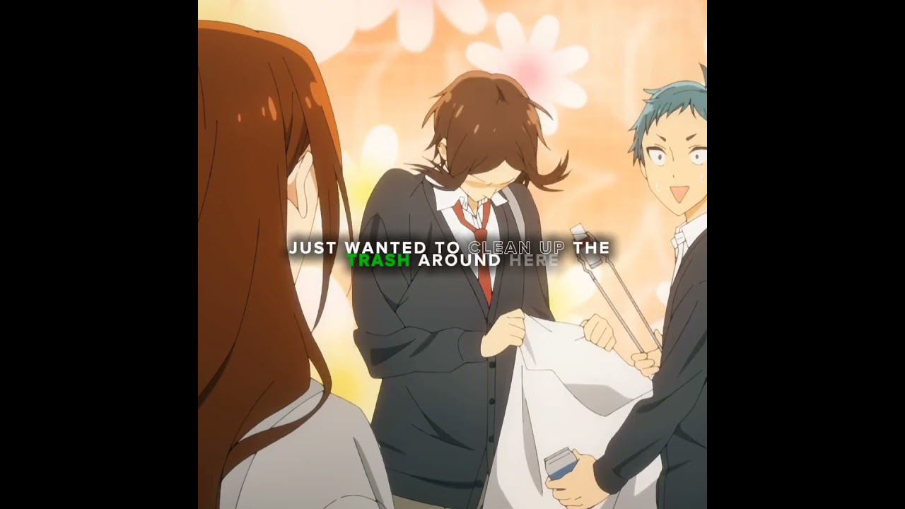 Don't talk to that girl like that? #horimiya #hori #miyamura #anime