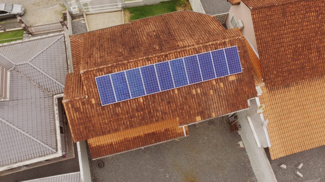 Energia Solar em Joinville/SC - Sistema 3,20kWp - TeraSolar