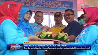 Hut Ke-3 Komunitas Plat Aa Kebumen
