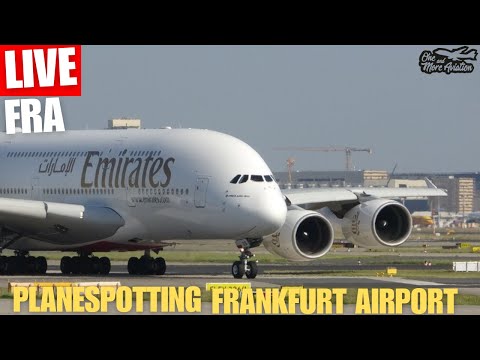 🔴Live Planespotting Frankfurt Airport ☀️ Daily Traffic FRA🛫 #airplanes