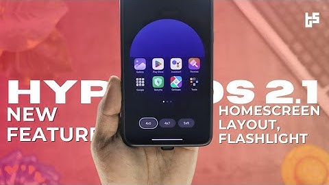 HyperOs 2.1 New Features 🔥 iOS Like Flashlight, Launcher Homescreen Layout & More