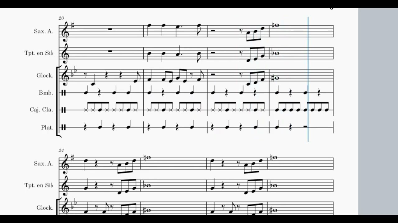 Partitura 1 BMMGLS 2026