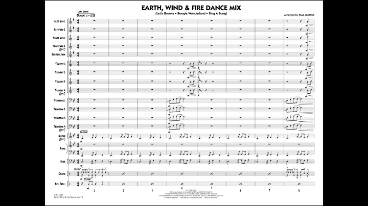 Earth, Wind & Fire Dance Mix arranged by Paul Murtha