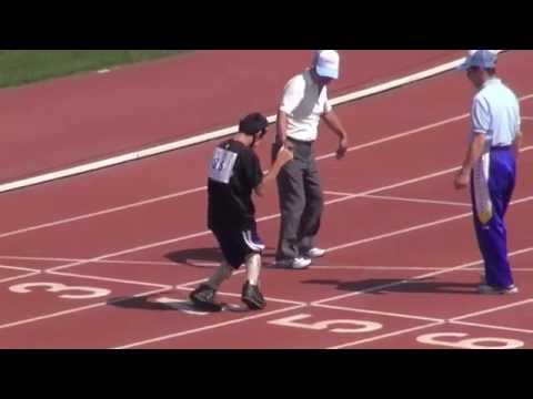 視覚障がい者50m_大阪市障がい者スポーツ大会