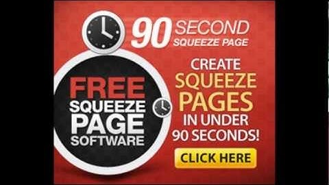 Video for squeeze page with voiceover & animation