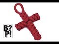 Make a Paracord Cross - Snake Knot Method - BoredParacord.com