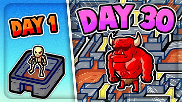 I Spent 30 DAYS Building a LEGENDARY Dungeon