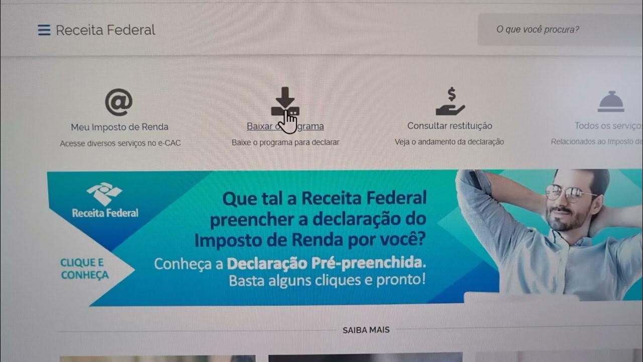Como Baixar Aplicativo Imposto de Renda 2024 (IRPF 2024) YouTube
