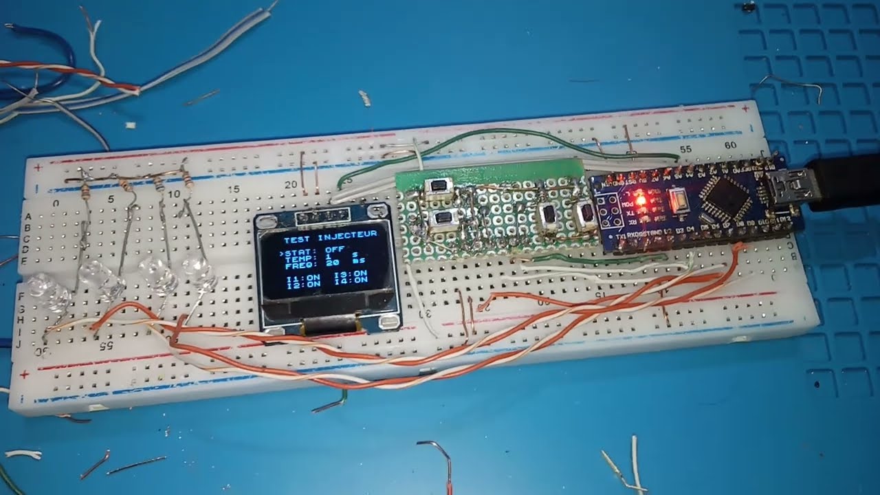 Fabriquer un testeur d'injecteurs Arduino