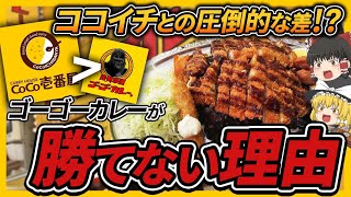 【ゆっくり解説】なぜ超えれないゴーゴーカレーがCoCo壱ほど人気がない理由について