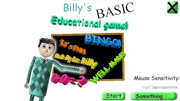 Billys Basics educational game pre release 3 Mod menu