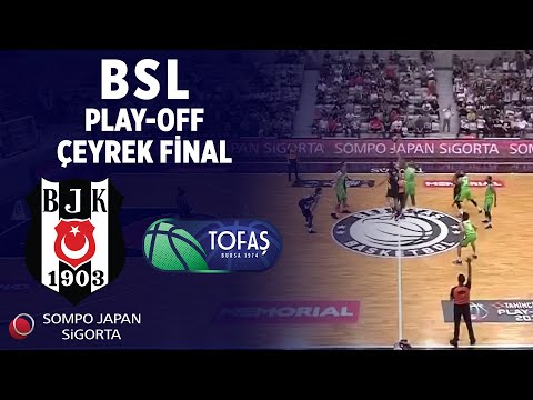 BSL Play-Off Çeyrek Final 2. Maç Özeti | Beşiktaş Sompo Japan 73-82 Tofaş