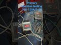 Primary Injection Testing of CT of RATIO 300-150/5-5A @industrialtechnical #currenttransformer