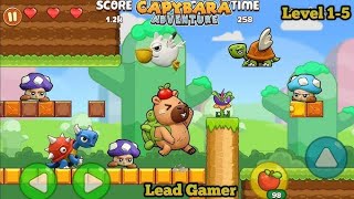 COPYBARA ADVENTURE RUN GAME| l level1.2.3.4.5 screenshot 3