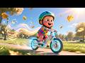 Zoom Zoom Bike Ride | Fun Toddler Nursery Rhymes for Kids | Learn Vehicles & Sounds