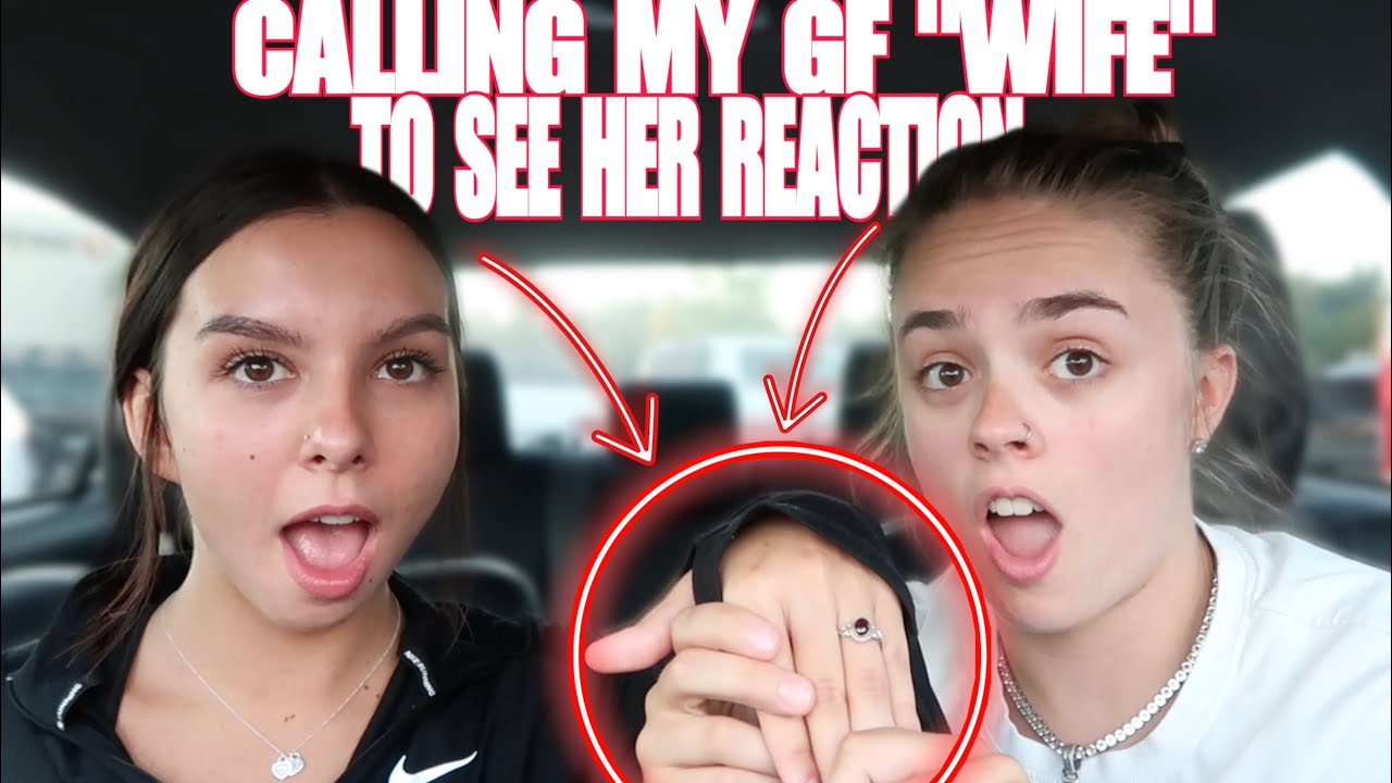 Называю свою девушку своей «женой» (розыгрыш) *милая реакция*