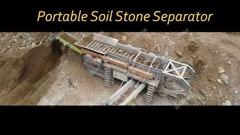 Portable Soil/Sand Stone Separator for Quarry and CDW Recycling