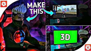 How To Edit Like FLAME R 🔥 3D SETUP LIKE FLAME R / TUTORIAL KINEMASTER / SETUP GREEN SCREEN