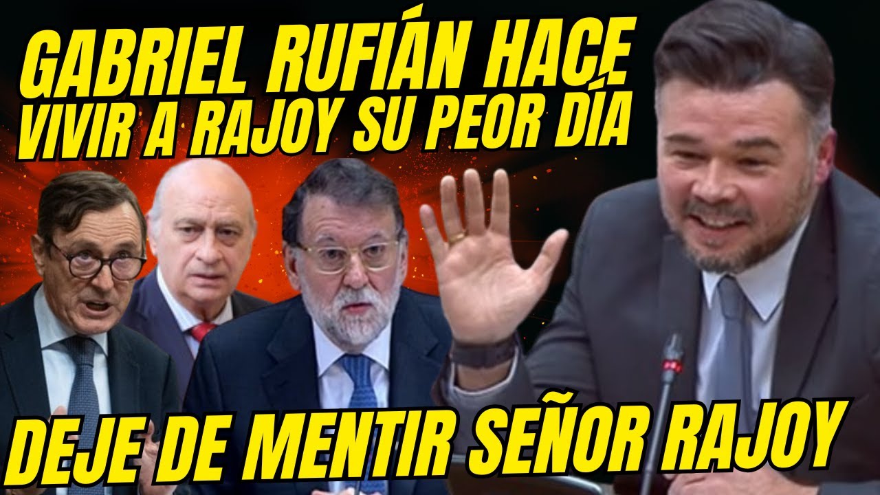 GABRIEL RUFIÁN HACE VIVIR A MARIANO RAJOY SU PEOR MAÑANA CON LA OPERACIÓN CATALUÑA 