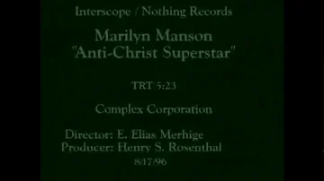 Marilyn Manson - Antichrist Superstar (Music Video Demo1994)