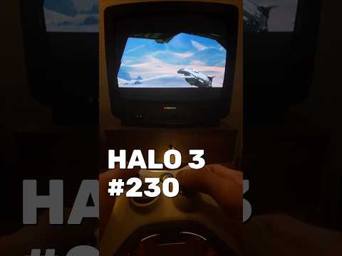 Halo 3 Playthrough Highlight 230 (Xbox 360 CRT TV) #halo #halo3 #bungie #xbox #xbox360