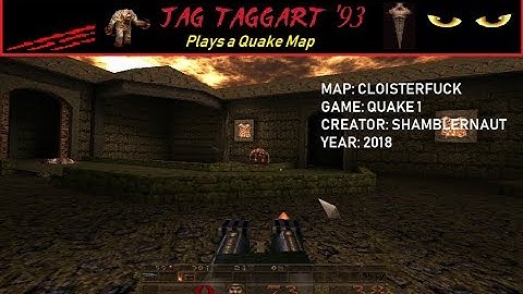 Playing another Quake map: "Cloister***k" (2018)