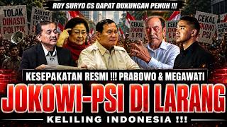 Kesepakatan Resmi Malam Ini Prabowo U0026 Megawati Melarang Jokowipsi Keliling Indonesia Jkw Marah