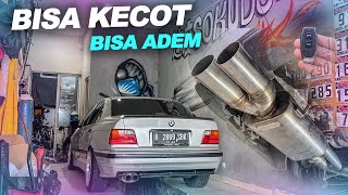 BMW E36 GANTI KNALPOT VALVETRONIC SUARA 6 SILINDER CRISPY SPICY ASIN GURIH PARAHH !!!