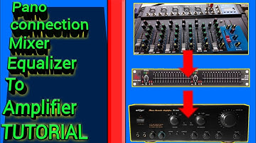 How to connect |mixer|equalizer|amplifier|dbx 215 murng equalizer