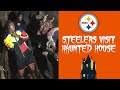 Steelers players SPOOKED at Haunted House, try to escape by finding hidden Terrible Towels