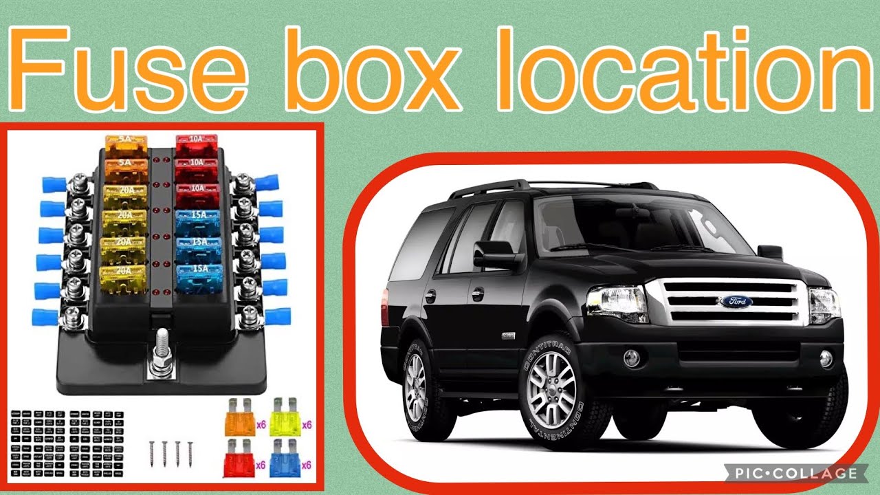 The fuse box location on a 2008 Ford Expedition - YouTube