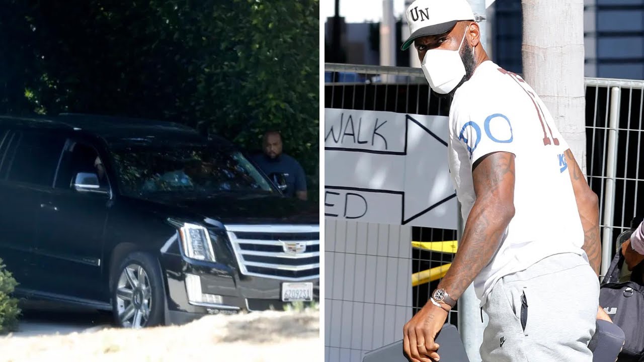 NBA Superstar LeBron James Seen at Hospital After Son's Cardiac Arrest