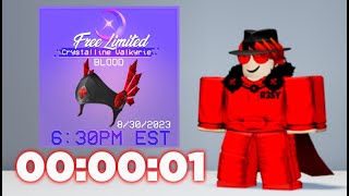 ?LIVE ] ROBLOX FREE VALKYRIE COUNTDOWN TILL RELEASE ?