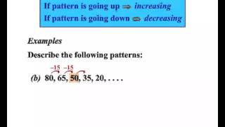 1654 - Describing Number Patterns