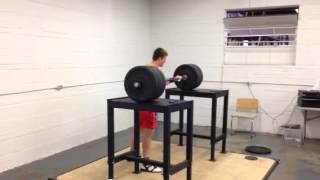 305 pause jerk + split jerk