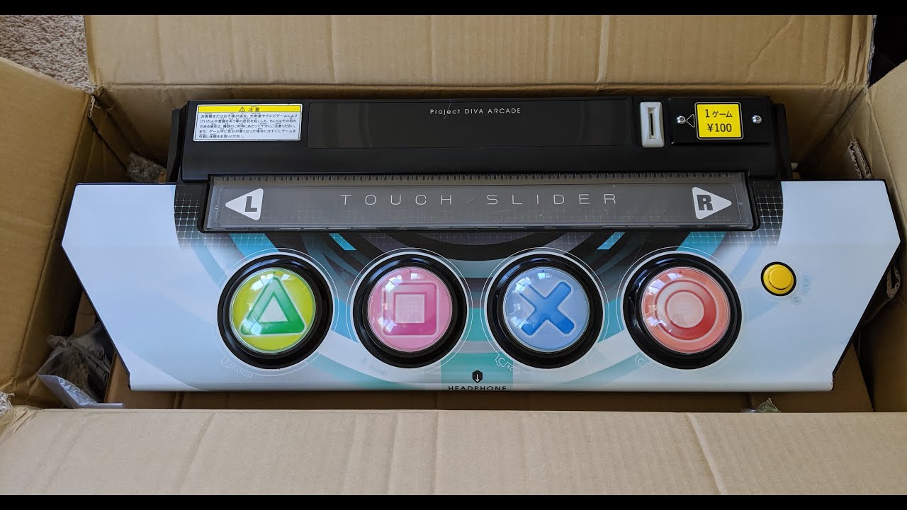 Распаковка контроллера Project Diva Arcade Future Tone