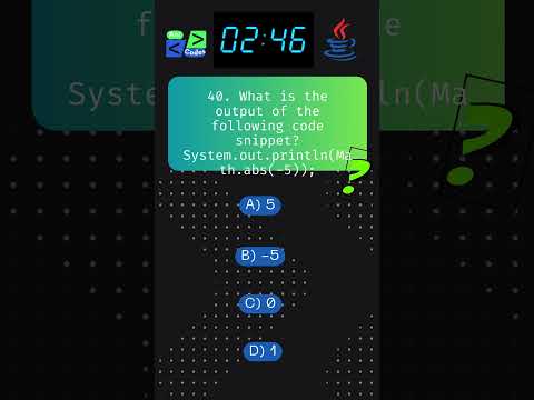 Q40|Java Quiz: Test