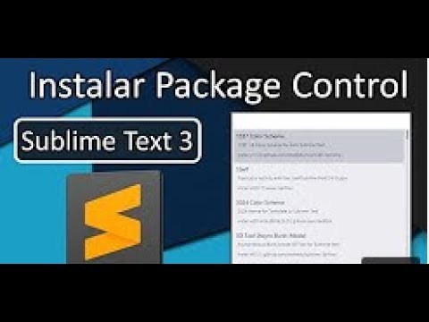 Sublime Text 3: Setup, Package Control & Emmet