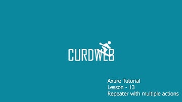 Axure Lesson13 Repeater with multiple actions