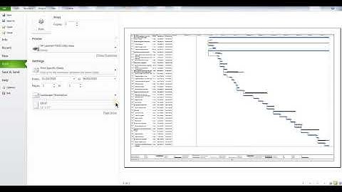 TIPS: How to Print Your Gantt Chart 2020 - 100% working