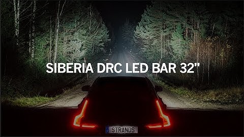 SIBERIA DRC LED BAR 32" - DRIVING LIGHT BEAM PATTERN - STRANDS LIGHTING DIVISION